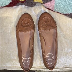 Jack Rogers Tan Loafers